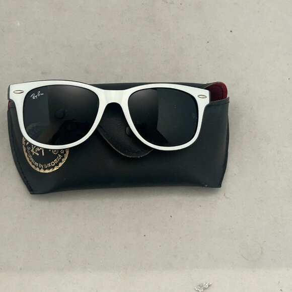 Ray-Ban White and Black Sunglasses - Picture 4 of 4
